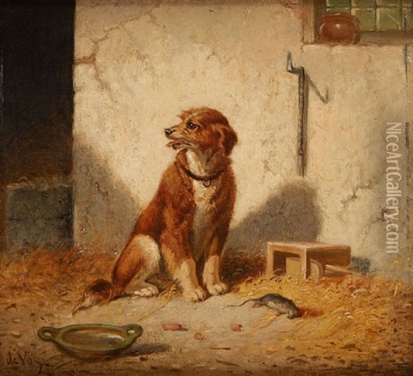 Le Vainqueur Oil Painting - Vincent de Vos