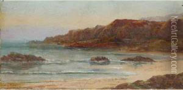 Coastal Scene Oil Painting - William Charles Piguenit