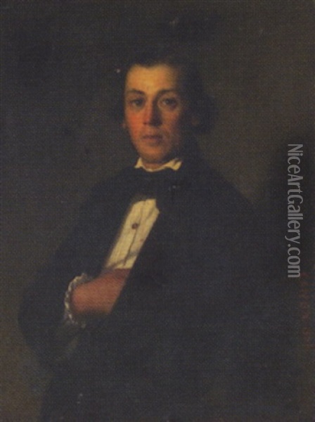 Portrait Eines Unbekannten Herren Oil Painting - Hans Canon