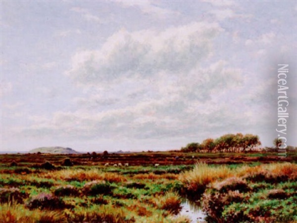 On Arthur's Moor Oil Painting - Joseph Knight