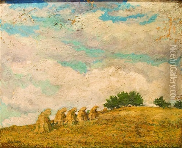 Landscape Oil Painting - Gustav Macoun