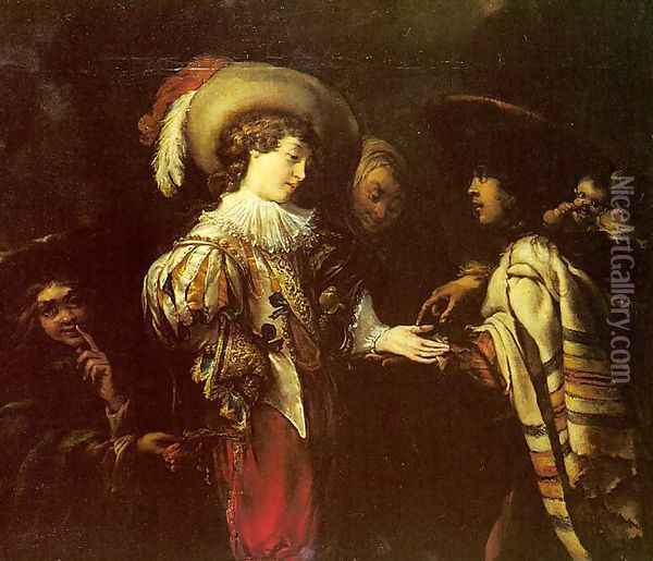 Fortune Telling Oil Painting - Jan Cossiers