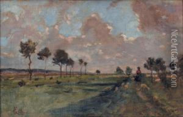 Paesaggio Toscano Oil Painting - Francesco Gioli