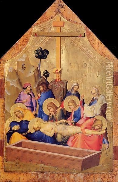 The Lamentation Oil Painting - Master of the Codex of St. George