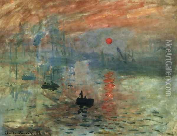Impression, Sunrise Oil Painting - Claude Oscar Monet
