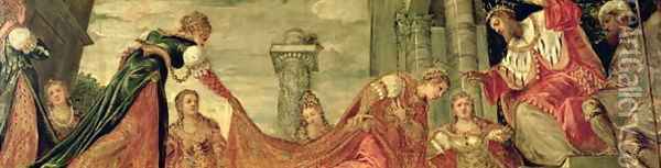 Esther Before Ahasuerus Oil Painting - Jacopo Tintoretto (Robusti)