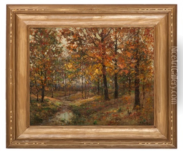Autumn Oil Painting - John Elwood Bundy