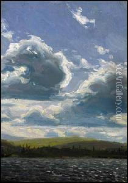 Northern Clouds Oil Painting - Tom Thomson