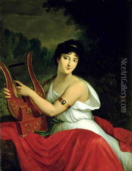 Portrait of Madame de la Pleigne Oil Painting - Baron Francois Gerard