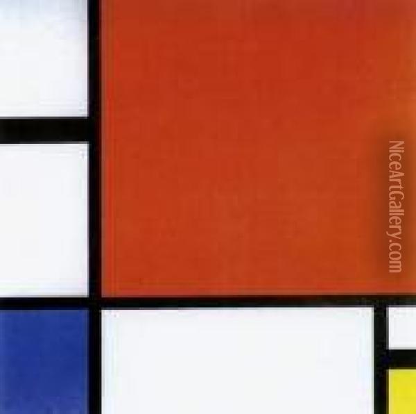 Square Oil Painting - Piet Mondrian