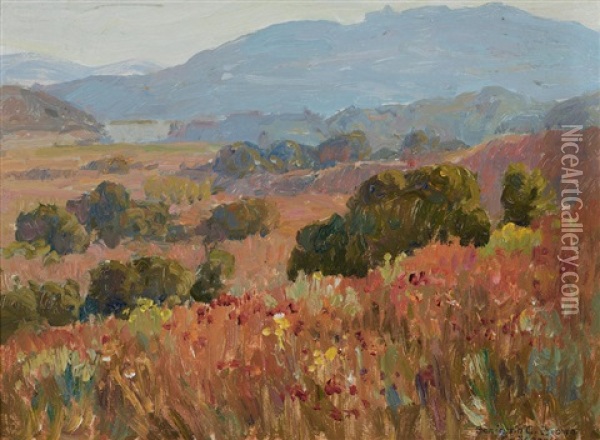 Flintridge, California Oil Painting - Benjamin Chambers Brown