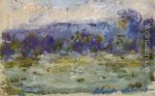 La Seine A Port-villez Oil Painting - Claude Oscar Monet