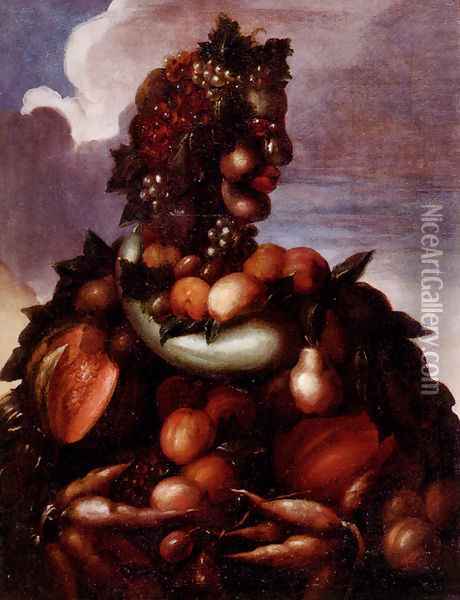The Seasons Pic 3 Oil Painting - Giuseppe Arcimboldo