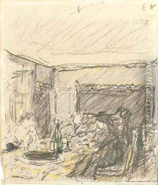 Le repas au Chateau Claes Oil Painting - Jean-Edouard Vuillard