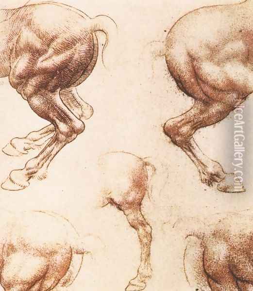 horse2 Oil Painting - Leonardo Da Vinci