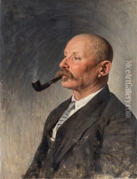 Portrait Of Aleksey Tchapygin Oil Painting - Ivan Parkhomenko