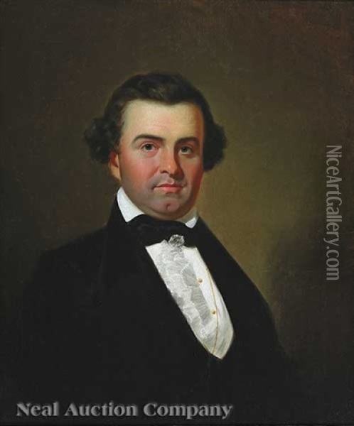Portrait Of William Joseph Eddins, Jr. Oil Painting - George Caleb Bingham