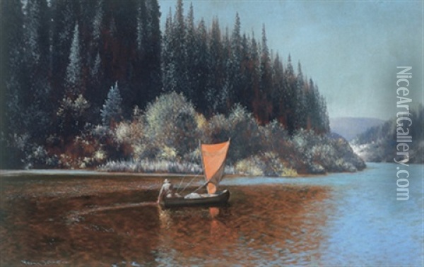 The Prospector Oil Painting - Francis Hans Johnston