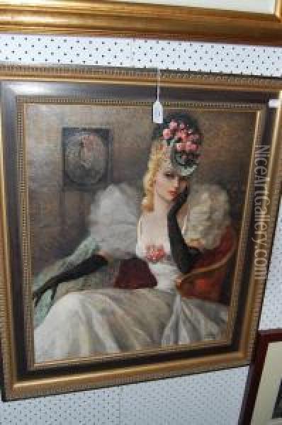 Grandmothers Hat Oil Painting - Severino Trematore