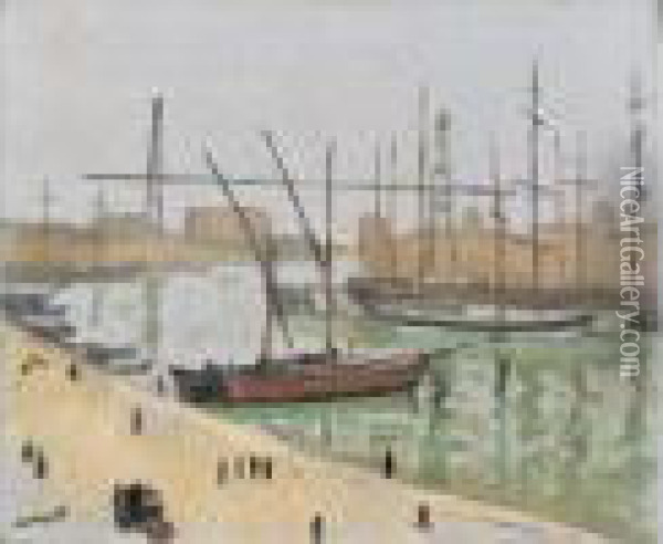 Marseille, Le Port Oil Painting - Albert Marquet