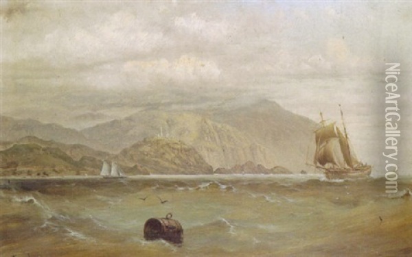 Southslack Lighthouse, Tasmania Oil Painting - James Haughton Forrest
