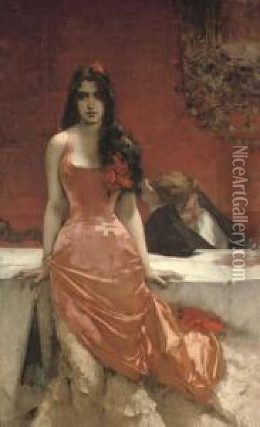Circe - The Temptress Oil Painting - Charles Hermans