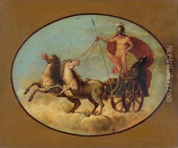Phaeton Conduisant Le Char Du Soleil Oil Painting - Paulin Jean Baptiste Guerin