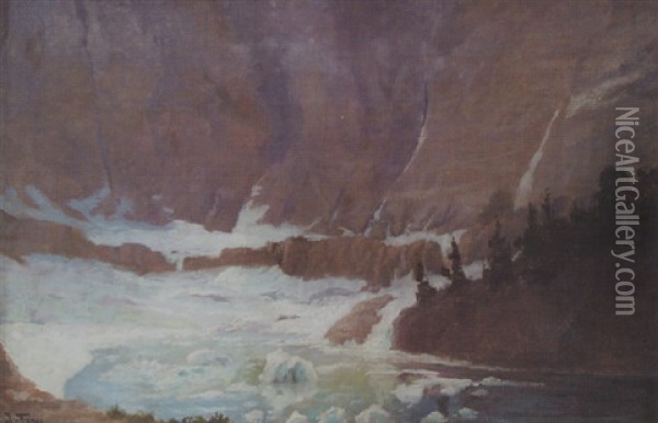 Iceberg Lake Oil Painting - John Fery