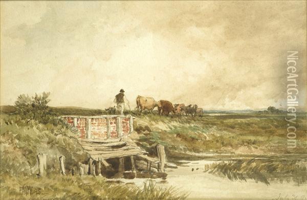 Driving Home The Cattle Oil Painting - Edmund Morison Wimperis