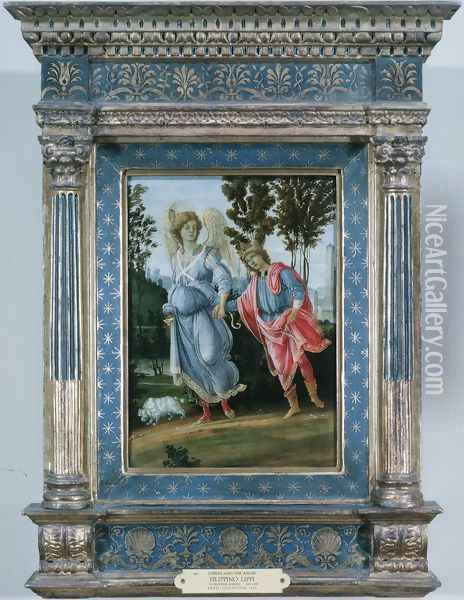 Tobias And The Angel Oil Painting - Filippino Lippi