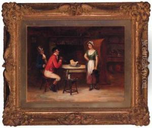 A Good Piece Of Cheese Oil Painting - George Fox