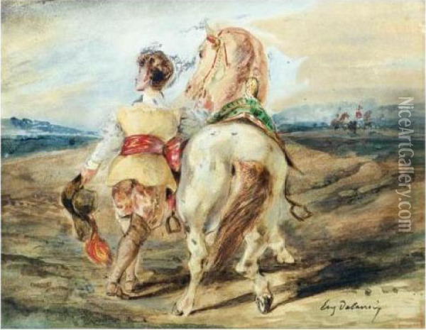Le Jeune Page Oil Painting - Eugene Delacroix
