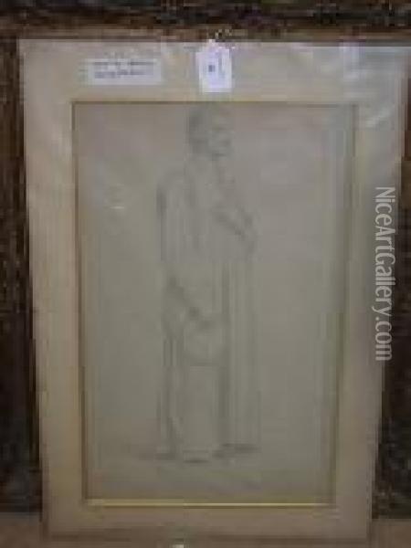 Full-length Drawing Of A Gentleman Oil Painting - William-Adolphe Bouguereau