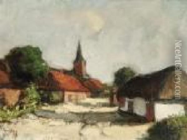 Rue De Village Oil Painting - Jakob Smits