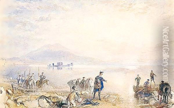 Loch Leven Castle, Scotland Oil Painting - Joseph Mallord William Turner