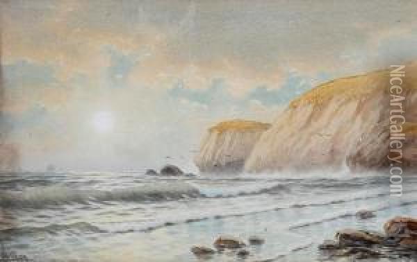 Coastal Scene Oil Painting - George Emerick Essig
