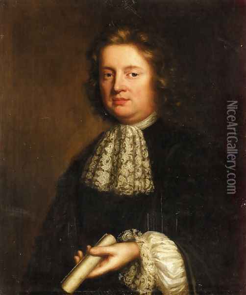 Portrait of a Gentleman Oil Painting - Mary Beale