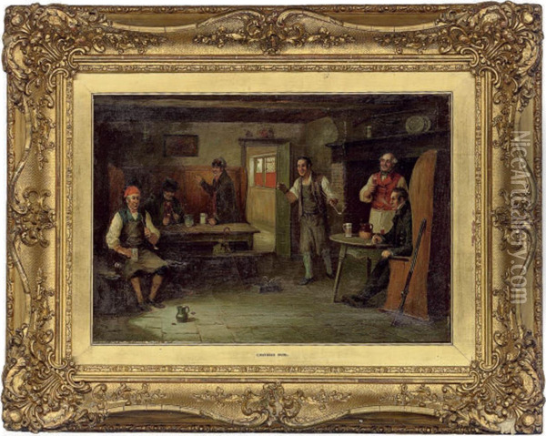 An Afternoon In The Tavern Oil Painting - George Fox
