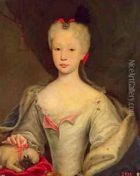 Maria Barbara de Braganza Queen of Spain Oil Painting - Domenico Dupra