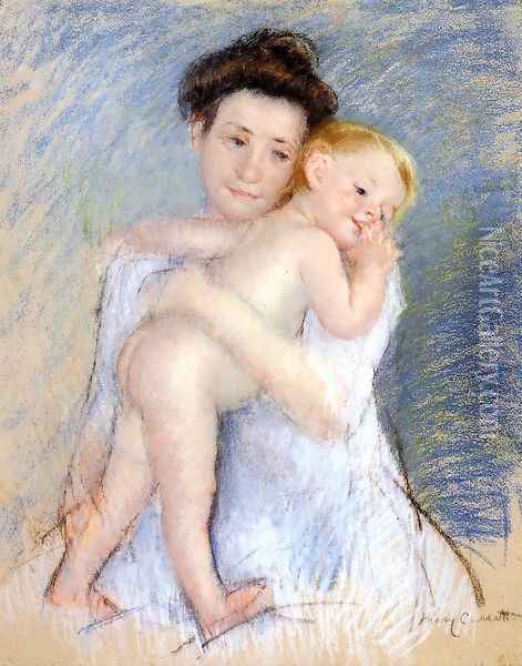 Maternal Tenderness Oil Painting - Mary Cassatt