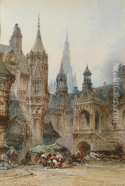 Rouen, Basse-tour Oil Painting - Paul Marny