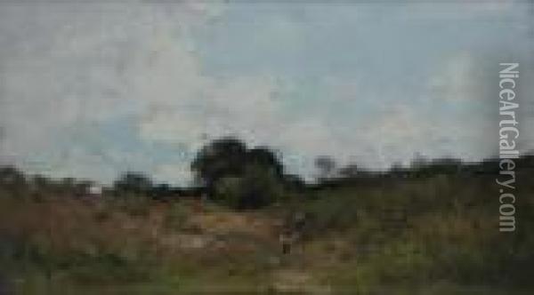 THarancutha In Peisaj Oil Painting - Nicolae Grigorescu