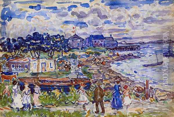 The Cove3 Oil Painting - Maurice Brazil Prendergast