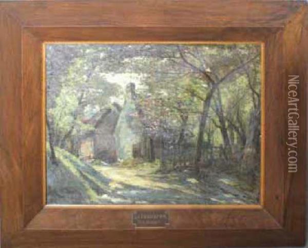 La Fouquerie. Oil Painting - Arthur J. Gilmant