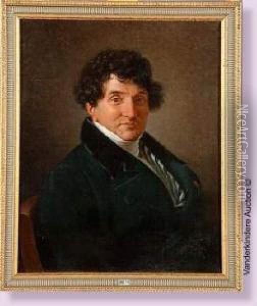 Portrait D'un Notable Oil Painting - Henri-Francois Riesener