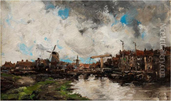 Hollandische Landschaft Oil Painting - Hermanus Koekkoek