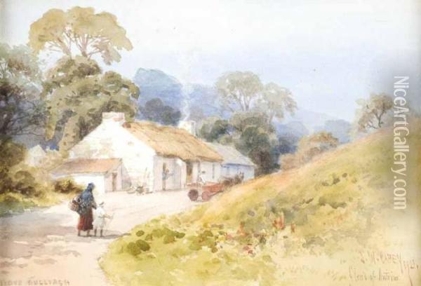 Slieve Bulliagh Oil Painting - Joseph Carey Carey