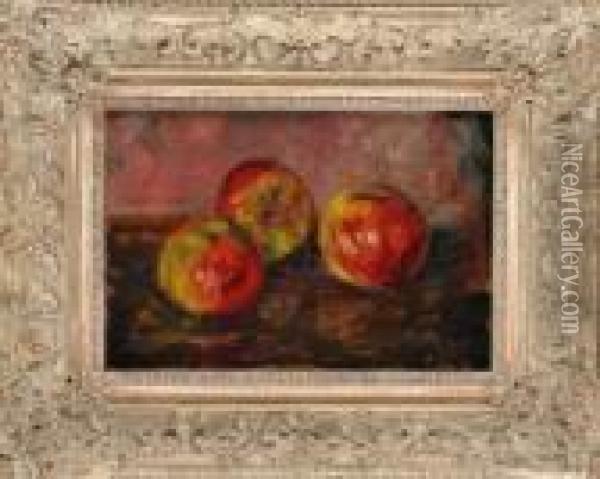 Nature Morte Aux Pommes Oil Painting - Georges Jeannin