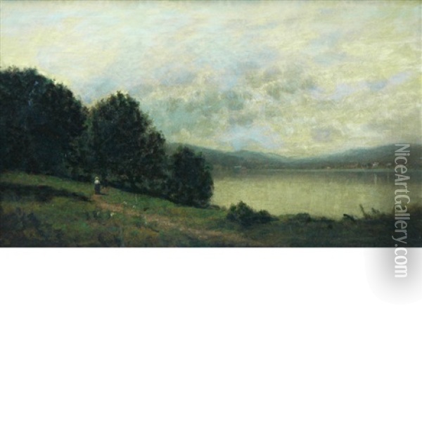 Lake George Oil Painting - John Bunyan Bristol