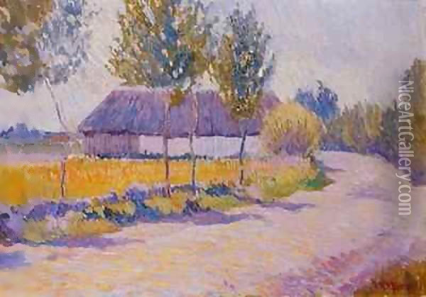 Polish Landscape Oil Painting - Robert Polhill Bevan